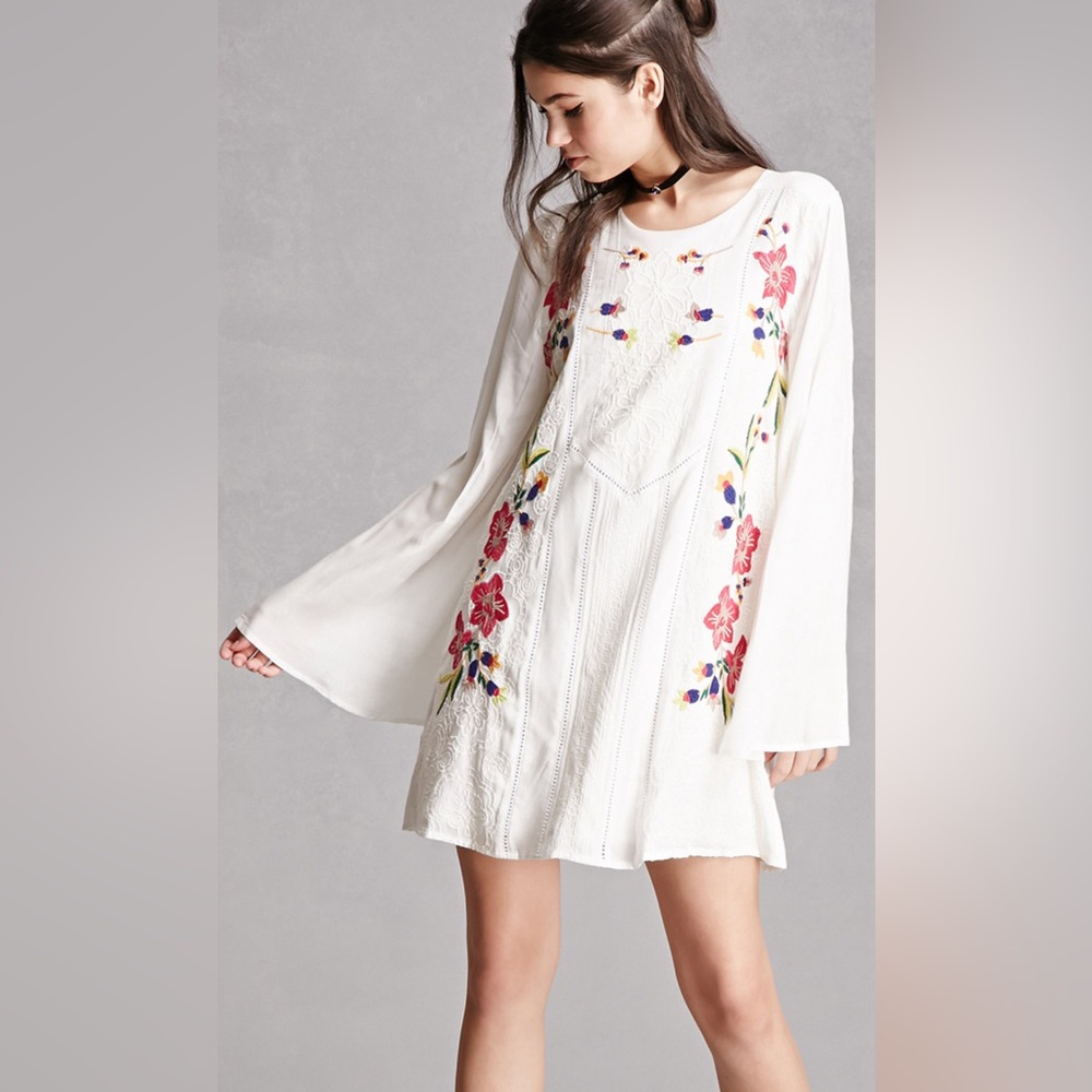 Forever 21 RD & Koko Embroidered Dress